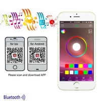 12-24V BT 4.0 Wireless-RGB-Fernsteuerpult für Streifen RGB-LED-Licht / Birne Smartphone für IOS / forAndroid APP Control mit Musik / Timing-Funktion