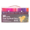 12 Farben Doppelspitze Pinselstifte Kunstmarker Set Pinsel und feine Spitzen Farbstifte für Kinder Erwachsene Künstler Zeichnen Skizzieren Ausmalen Kalligraphie Handbeschriftung Journaling Planner Art Projects