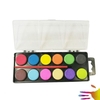 12 Farben Feste Aquarellfarbe Pigment Tragbare Zeichnung Malerei Set