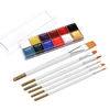 12 Farben Feste fettige Gesichtsfarbe Pigment-Schminkset