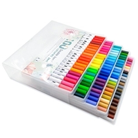 12 Farben Marker Set Doppelspitze Farbstifte Fine Point Art Marker für Kinder Erwachsene Färbung Zeichnung Illustrationen Künstler Skizzieren