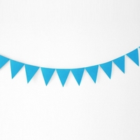 12 Flaggen Filz Ammer Mehrfarbige Wimpel Stoff Dreieck Flaggen Banner Hängende Dekorationen 8, 2ft