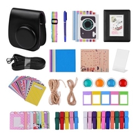 12-in-1-Zubehörset für Sofortbildkameras,  kompatibel mit Fujifilm Instax Mini 11,  einschließlich Kameratasche/Kameragurt/Fotoalbum/Fotoclips/Fotorahmen/Schnur zum Aufhängen/Aufkleber/Stift/Filter