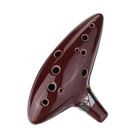 12 Löcher AltoC Zelda Ocarina Keramikgefäß Flötenwind Musikinstrument