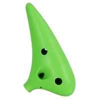 12 Loch AltoC Ocarina Vessel Flöte ABS Material Süßkartoffel Form mit 2 Schutztaschen Musical Geschenk für Anfänger