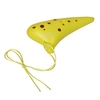 12 Loch AltoC Ocarina Vessel Flöte ABS Material Süßkartoffel Form mit 2 Schutztaschen Musical Geschenk für Anfänger