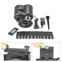 12 Muster 2-in-1 Dual Heads LEDs Projektor Bühnenlicht Weihnachtsfeier Landschaft Lampe