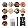 12 PCS Mini Flachklemme und Handbohrer Set Flacher Schraubstock 0, 8 mm-3, 0 mm HSS-Bohrer Multifunktions-Tischklemme Bohrmaschine Schraubstock Werkzeug zum Bohren DIY Holzbearbeitung Skulptur Handwerk Schnitzen
