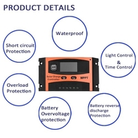 12 Spannung / 24 Spannung Auto Recognized Solar Controller Solarpanel Batterieregler Dual USB LCD Display Solar Controller