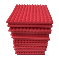 12 Stück 12 * 12 * 1 Zoll Studio-Akustikschaumplatten mit hoher Dichte Schalldämmschaum feuerhemmend