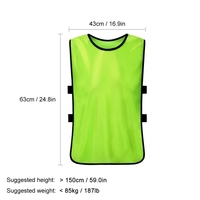 12 STÜCKE Erwachsene Fußball Pinnies Schnelltrocknende Trikots Weste Scrimmage Praxis Sport Weste Atmungsaktives Team Training Lätzchen