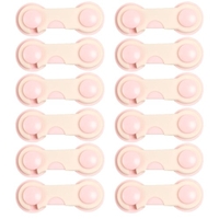 12 Stücke Kind Sicherheit Schutzvorrichtung Kinder Box Schublade Schrank Schrank Schranktür Kühlschrank Sicherheitsschloss Sicherheit Schnalle