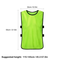 12 STÜCKE Kinderfußball Pinnies Schnelltrocknende Trikots Jugend Sport Scrimmage Praxis Sport Weste Team Training Lätzchen