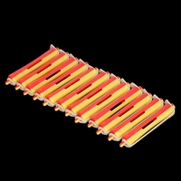 12 stücke Salon kalten welle stangen haar roller mit gummiband curling curler perms friseur styling werkzeug für mädchen frauen haar diy