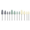 12 stücke Silikon Polierer Bohrer Dental Low Speed ​​Schleifköpfe Zahnmedizin Ausrüstung Zähne Polieren & Glätten Dental Tool