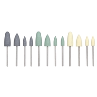 12 stücke Silikon Polierer Bohrer Dental Low Speed ​​Schleifköpfe Zahnmedizin Ausrüstung Zähne Polieren & Glätten Dental Tool