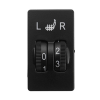 12 Volt Auto Zwei Sitze Heizkissen Heizkissen Für 5. Gang Doppelradschalter Autositze Heizkissen Universal 5-stufiger Rundschalter Universal Auto Heizkissen Pads Winterwärmer Sitze Abdeckung