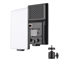 12 W LED-Videoleuchte Fotografieleuchte 144 STÜCKE Lampenperlen Zweifarbige Temperatur 3200 K-5600 K Dimmbare Helligkeit mit Kugelkopf für Gaming-Videoaufzeichnung Videokonferenz-Livestream