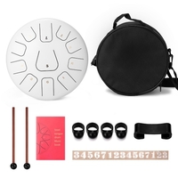 12 Zoll 11 Tone Stahl Zungentrommel Handpfannentrommeln