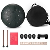 12 Zoll 13 Tone Steel Tongue Drum Hand Pan Drums mit Drumsticks Percussion Musikinstrumenten