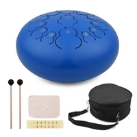 12 Zoll 13 Tone Steel Zungentrommel D Key Percussion Instrument Hand Pan Drum