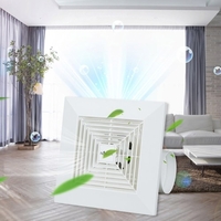 12-Zoll-Abluftventilator Stummschaltung Badabzugsventilator Abluftventilator Starker Ventilator für Ventilatoren für Küchentoilettenfenster