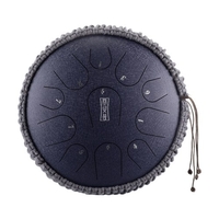 12 Zoll tragbare Stahlzungentrommel 11 Hinweise C Key Handpan Drum Travel Drum Percussion Instrument