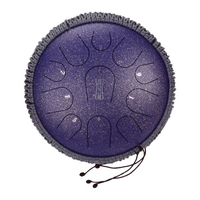 12 Zoll tragbare Stahlzungentrommel 11 Hinweise C Key Handpan Drum Travel Drum Percussion Instrument