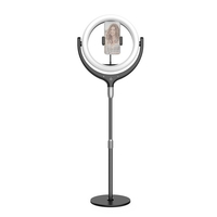 12-Zoll-USB-Schnittstelle Dimmbare LED Selfie Runde Licht Telefon Fotografie Video Make-up Lampe mit Telefonclip