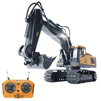 1/20 2, 4 GHz 11CH RC Bagger RC Bau Lkw Engineering Fahrzeuge Pädagogisches Spielzeug mit Licht Musik