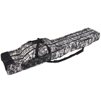 120 cm/150 cm 3 Schichten Angeltasche Tragbare Faltbare Angelrute Rollentasche Angelgerät Tragetasche Fall Reise Aufbewahrungstasche