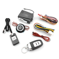 12, 0-V-Fernstarter für Auto Keyless Entry PKE Remote Engine Starters BT Phone Control Central Lock Kit mit 2 Fernbedienungen