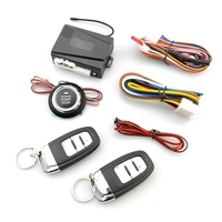 12, 0-V-Fernstarter für Auto Keyless Entry PKE Remote Engine Starters BT Phone Control Central Lock Kit mit 2 Fernbedienungen