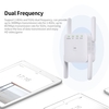 1200 Mbit / s 2, 4 G 5 G Zweifrequenz-WLAN-Repeater WLAN-Extender Wireless Signal Booster Weiß für Home Office Verwenden Sie den UK-Stecker