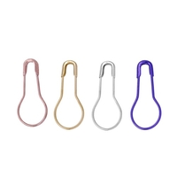 1200 Stück / Karton 24 Farben Lampensicherheitsnadeln Lampennadeln mit Etui Quilten Nähen von Glühlampennadeln mit Organizer Aufbewahrungskoffer für die Herstellung von Kleidung Home Office Art Use