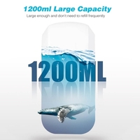 1200ml Automatischer Flüssigseifenspender Berührungsloser IR-Sensor Automatischer Duschgel Shampoo Halter Spender Kein Bohren Wandseifenmaschine für den öffentlichen Gebrauch