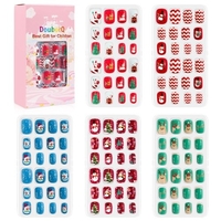 120Pcs / Set DIY nette selbstklebende Nagelspitzen