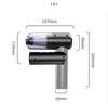 120W/20000Pa Leistungsstarker Handstaubsauger Tragbarer Autostaubsauger Faltbarer kabelloser Staubsauger Haushalts-Haustierhaarreinigung Utility-Staubsauger für die Autoreinigung zu Hause
