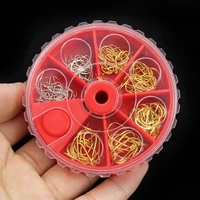 121 STÜCKE Angelhaken Set Fliegen Angelhaken Kit Goldene Silber Angelhaken Stacheldraht Karpfen Angelhaken Süßwasser Salzwasser Haken 4 5 6 8 9 