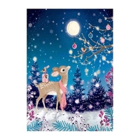 12*16 Zoll Hirsch DIY 5D Diamant Malerei Kit Vollbohrer Diamant Malerei Acryl Strass Mosaik Malerei Handwerk Home Wall Decor Geschenk Rahmenlos