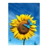 12*16 Zoll Sonnenblume DIY 5D Diamant Malerei Kit Vollbohrer Diamant Malerei Blumenmuster Acryl Strass Mosaik Malerei Handwerk Home Wall Decor Geschenk Rahmenlos