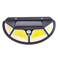 122 COB-LEDs Bewegungssensor Solar Light Energy Wandleuchte