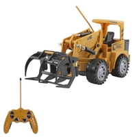 1/24 2, 4 GHz 5CH RC Holz Grabber Lkw RC Bau Engineering Fahrzeuge Pädagogisches Spielzeug für Kinder mit Licht Musik