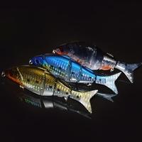 12, 5 cm / 5" 21g Bionisch Multi Gegliedert Fischköder lebensechte Hart Köder Schwimmköder