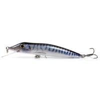 12, 5 cm 13 g Angeln Minnow Lure 3D Augen Kunststoff Hartköder Künstlicher Angelköder