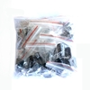 125 Stücke Üblich Verwendet Insgesamt Elektrolytkondensator Sortiment Kit Set 25 Werte 1uF zu 2200uF