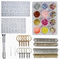 127 Stück DIY Alphabet Harz Gussformen Buchstaben Zahlen Handwerk Basteln Zubehör
