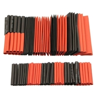 127PCS 2: 1 Wärmeschrumpfrohr-Schlauch-W-Rap-Kabelkabelsortiment-Kit Tragbar