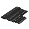 127pcs Schwarzes rotes schrumpfbares Schlauch Polyolefin Halogen-freies Hitze-Schrumpfschlauch Elektrische Ausrüstung Schlauch-Hülsen-Verpackungs-Draht-Kabel-Hülsen-Installationssatz-Schrumpf-Verhältnis 2: 1 φ2.0-φ13mm