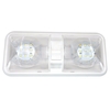 12V RV LED Light Square Double Dome Light für Trailer RV Marine